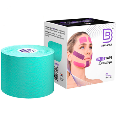 BBalance Face Tape 5см*5м (мята) Кинезио тейпы / Товары для красоты | V4.Market