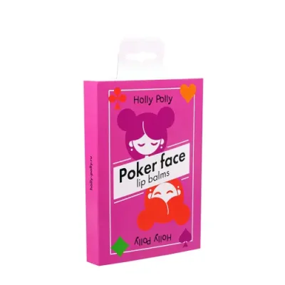 HOLLY POLLY Набор бальзамов для губ / Poker Face GAME TIME 4х4,8 гр / Наборы | Товары для красоты | V4.Ru: Маркетплейс