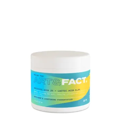 ART&FACT Пэды анти-акне для лица / Salicylic Acid 2% + Lactic Acid 0,5% 32 шт / Салфетки | Товары для красоты | V4.Ru: Маркетплейс