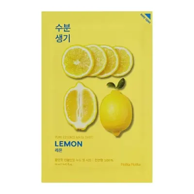 HOLIKA HOLIKA Маска тканевая тонизирующая Пьюр Эссенс, лимон / Pure Essence Mask Sheet Lemon 20 мл / Маски | Товары для красоты | V4.Ru: Маркетплейс