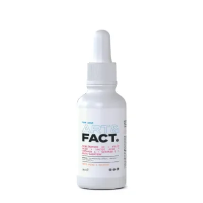 ART&FACT Сыворотка витаминная для лица / Niacinamide 2%+Folic Acid+Lactic Acid+VitaminC+VitaminE 30 мл / Сыворотки | Товары для красоты | V4.Ru: Маркетплейс