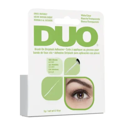 DUO Клей для накладных ресниц с витаминами прозрачный с кистью / Duo Brush On Clear Adhesive 5г / Клеи | Товары для красоты | V4.Ru: Маркетплейс