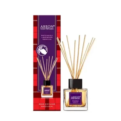 AREON Диффузор ароматический, ваниль, лаванда и пачули / HOME PERFUME STICKS TARTAN Patchouli Lavender Vanilla 50 мл / Ароматы для дома | Товары для красоты | V4.Ru: Маркетплейс