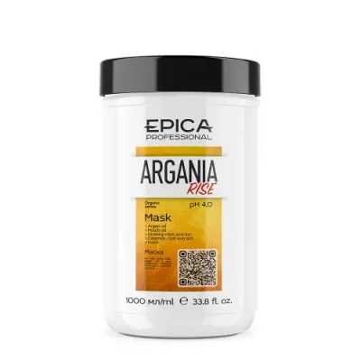 EPICA PROFESSIONAL Маска для придания блеска с маслом арганы / Argania Rise ORGANIC 1000 мл / Маски | Товары для красоты | V4.Ru: Маркетплейс