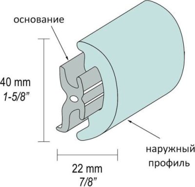 Основание привального бруса 44-042-05 / Ремонтные аксессуары | Транспорт | V4.Ru: Маркетплейс