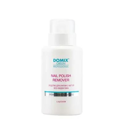 DOMIX Средство с ацетоном для снятия всех видов лака с ногтей (с помпой) / Nail Polish Remover With 255 мл / Жидкости для снятия | Товары для красоты | V4.Ru: Маркетплейс