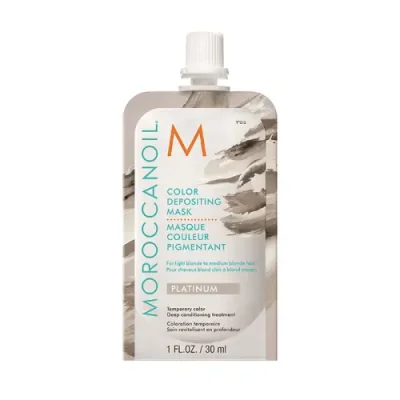 MOROCCANOIL Маска тонирующая для волос, платина / COLOR DEPOSITING MASK PLATINUM 30 мл / Маски | Товары для красоты | V4.Ru: Маркетплейс