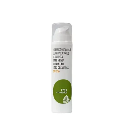 1753 COSMETICS Крем для лица уход и защита SPF25 / Care Hemp Cream Face 1753 cosmetics 50 мл / Кремы | Товары для красоты | V4.Ru: Маркетплейс