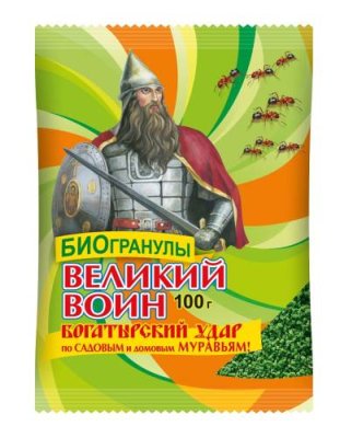 Великий Воин БИО-гранулы, от муравьев 100 г / Защита от насекомых | Дача, сад и огород | V4.Ru: Маркетплейс