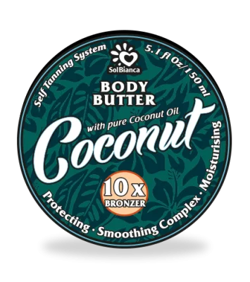 SOLBIANCA Масло твердое с маслом кокоса и бронзаторами для загара в солярии / Coconut 150 мл / Масла | Товары для красоты | V4.Ru: Маркетплейс