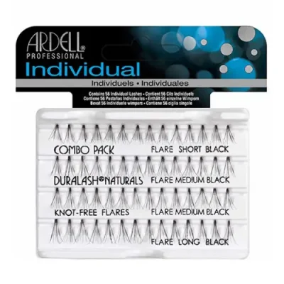 ARDELL Пучки ресниц безузелковые комбинированные, черные / Duralash Naturals Knot-Free Flairs Combo Pack Black / Накладные ресницы | Товары для красоты | V4.Ru: Маркетплейс