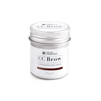 LUCAS COSMETICS Хна для бровей, темно-коричневый (в баночке) / CC Brow dark brown 10 г / Хна | Товары для красоты | V4.Ru: Маркетплейс