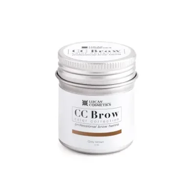 LUCAS COSMETICS Хна для бровей, серо-коричневый (в баночке) / CC Brow grey brown 5 г / Хна | Товары для красоты | V4.Ru: Маркетплейс