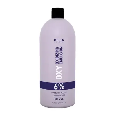 OLLIN PROFESSIONAL Эмульсия окисляющая 6% (20vol) / Oxidizing Emulsion OLLIN performance OXY 1000 мл / Окислители | Товары для красоты | V4.Ru: Маркетплейс