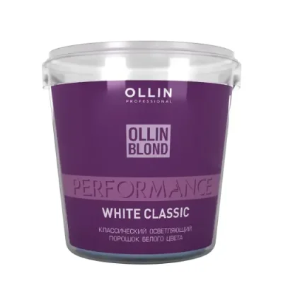 OLLIN PROFESSIONAL Порошок осветляющий классический белого цвета / White Classic BLOND PERFORMANCE 500 гр / Порошки | Товары для красоты | V4.Ru: Маркетплейс