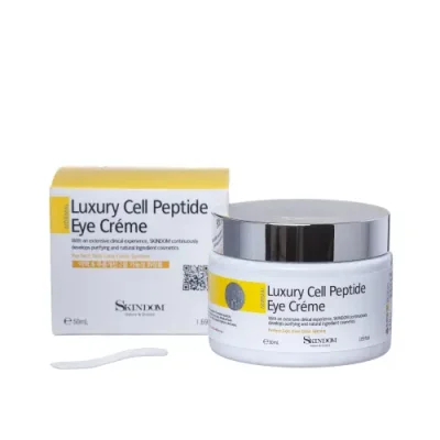 SKINDOM Крем для кожи вокруг глаз с пептидами / LUXURY CELL PEPTIDE EYE CREAM 50 мл / Кремы | Товары для красоты | V4.Ru: Маркетплейс