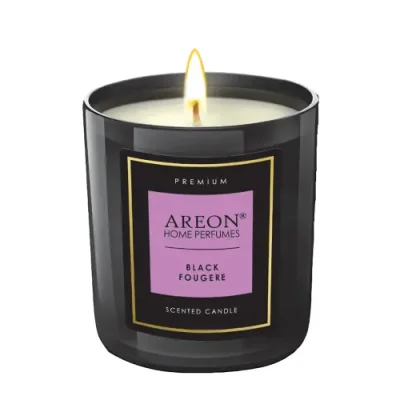 AREON Свеча ароматическая Премиум, черный фужер / HOME PERFUMES Black Fougere 600 гр / Ароматы для дома | Товары для красоты | V4.Ru: Маркетплейс