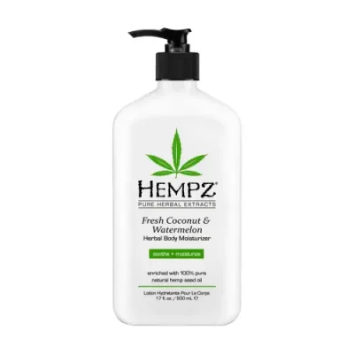 HEMPZ Молочко увлажняющее для тела, кокос и арбуз / Fresh Coconut & Watermelon Herbal Moisturizer 500 мл / Молочко | Товары для красоты | V4.Ru: Маркетплейс