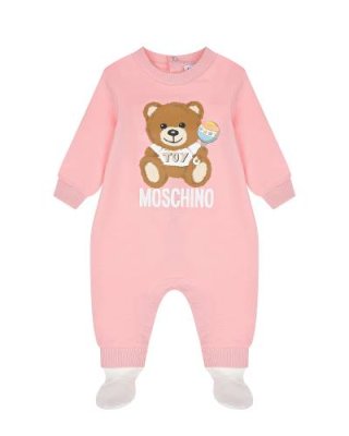 Розовый комбинезон с принтом "медвежонок Toy" Moschino / Комбинезоны для новорожденных | Одежда, обувь и аксессуары | V4.Ru: Маркетплейс