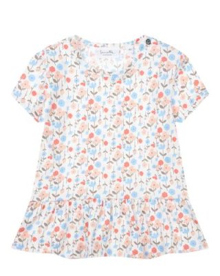 Туника с цветочным принтом Sanetta Kidswear / Блузы, Рубашки, Туники | Одежда, обувь и аксессуары | V4.Ru: Маркетплейс