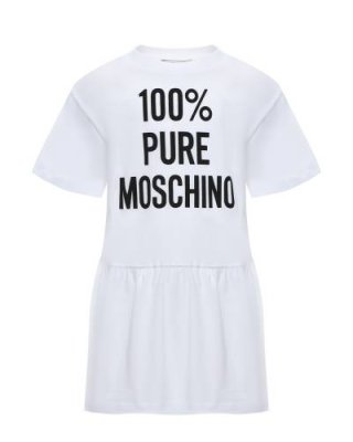 Платье с принтом "100% Pure Moschino" / Платья, Сарафаны | Одежда, обувь и аксессуары | V4.Ru: Маркетплейс