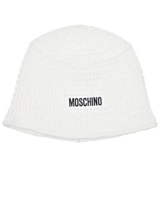 Вязаная шляпа с лого, белая Moschino / Шляпы | Одежда, обувь и аксессуары | V4.Ru: Маркетплейс