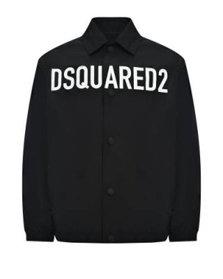 Ветровка с белым лого, черная Dsquared2 / Ветровки | Одежда, обувь и аксессуары | V4.Ru: Маркетплейс