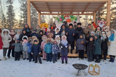 Новый мини-парк открыли в якутском селе Модут / ЯСИА   