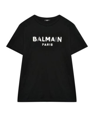 Футболка с лого, черная Balmain / Футболки, Майки, Поло | Одежда, обувь и аксессуары | V4.Ru: Маркетплейс