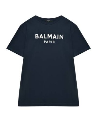 Синяя футболка с лого Balmain / Футболки, Майки, Поло | Одежда, обувь и аксессуары | V4.Ru: Маркетплейс