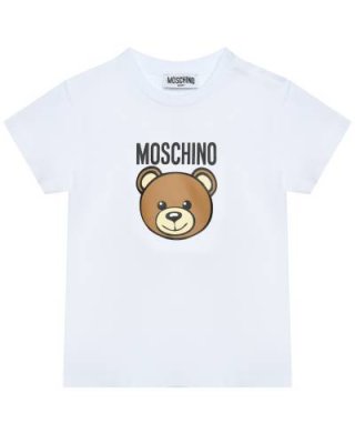 Футболка с лого, белая Moschino / Футболки, Топы, Майки | Одежда, обувь и аксессуары | V4.Ru: Маркетплейс