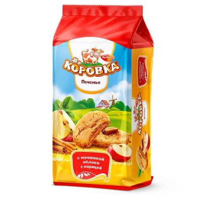 Печенье Коровка сахарное с какао, Рот Фронт, 375 гр. / Печенье | Продукты питания | V4.Ru: Маркетплейс