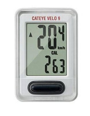 Велокомпьютер Cat Eye VELO 9 CC-VL820, проводной, белый, CE1603301 / Велокомпьютеры | Спорт и отдых | V4.Ru: Маркетплейс