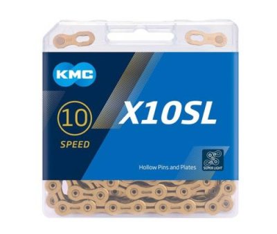 Цепь велосипедная KMC X10SL, 10 скоростей, 114L, золотистый, BX10SLT14 / Велосипедная цепь | Спорт и отдых | V4.Ru: Маркетплейс