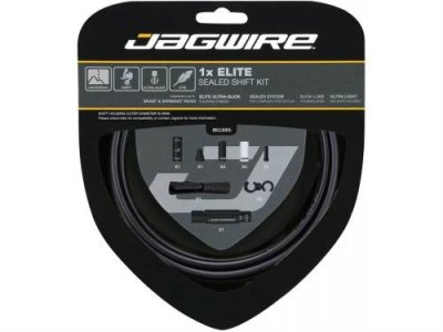 Велосипедный набор рубашек и тросиков переключения JAGWIRE Elite Sealed Shift Kit 1X Stealth, черный, SCK020 / Тросики и Рубашки | Спорт и отдых | V4.Ru: Маркетплейс