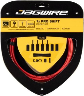 Велосипедный набор рубашек и тросиков переключения JAGWIRE Pro Shift Kit 1X, красный, PCK554 / Тросики и Рубашки | Спорт и отдых | V4.Ru: Маркетплейс