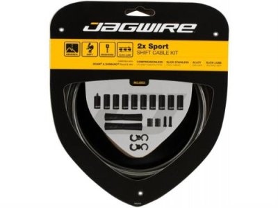 Велосипедный набор рубашек и тросиков переключения JAGWIRE Sport Shift Kit 2X, ледяной серый, UCK312 / Тросики и Рубашки | Спорт и отдых | V4.Ru: Маркетплейс