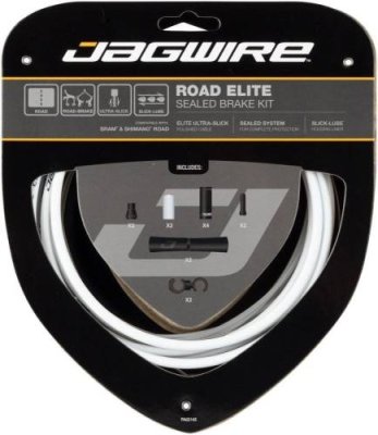 Велосипедный набор рубашек и тросиков тормоза JAGWIRE Road Elite Sealed Brake Kit, белый, SCK051 / Тросики и Рубашки | Спорт и отдых | V4.Ru: Маркетплейс