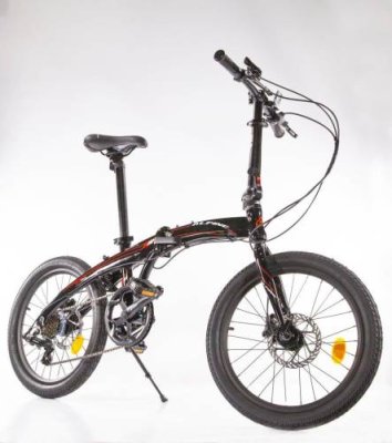 Складной велосипед Alpine Bike F1HD 20" 2022, ALPB_F1HD_22MY (Рама: One size (Рост: 150-180 см), Цвет: черно-красный) / Складные | Спорт и отдых | V4.Ru: Маркетплейс