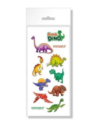 Наклейки TRIX Super Dino, детские, лист 98 х 210 мм, в индивидуальной упаковке, STTX98210SD / Разное | Спорт и отдых | V4.Ru: Маркетплейс