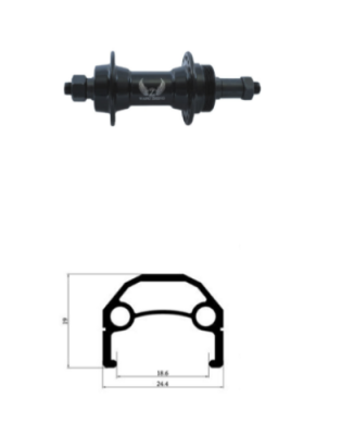 Колесо велосипедное TRIX 27,5", заднее, D26-27,5-black-13466 / Колеса для велосипеда | Спорт и отдых | V4.Ru: Маркетплейс