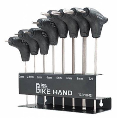 Шестигранники г-образные BIKE HAND 2/2,5/3/4/5/6/8мм/Т25со скошенным торцом на подставке,YC-TPHB-T25 / Мультитулы и шестигранники | Спорт и отдых | V4.Ru: Маркетплейс