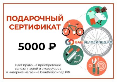 Подарочный сертификат на 5000 рублей / Подарочные сертификаты | Спорт и отдых | V4.Ru: Маркетплейс