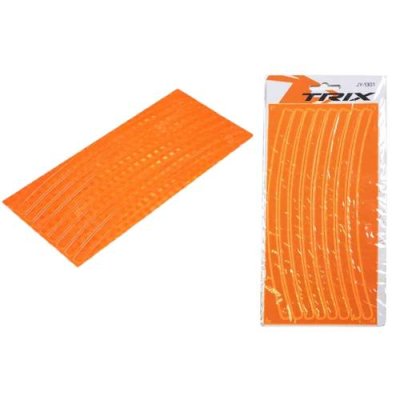 Светоотражающие наклейки на обод TRIX, оранжевые, JY-1301 orange / Разное | Спорт и отдых | V4.Ru: Маркетплейс