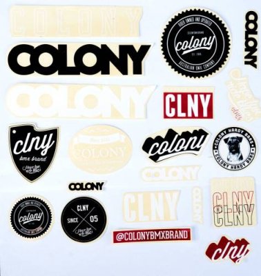 Наклейки стикеры COLONY, Sticker Pack - 23 Assorted pieces NEW DESIGN STICKERS, цвет Shipped Assorted, 03-002200 / Разное | Спорт и отдых | V4.Ru: Маркетплейс