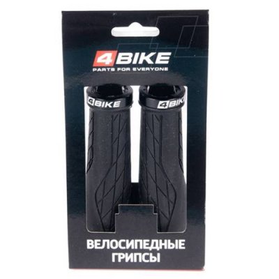 Грипсы велосипедные 4BIKE, 131.6 мм, эргономичные, черный, ARV000036 / Ручки и Рога | Спорт и отдых | V4.Ru: Маркетплейс