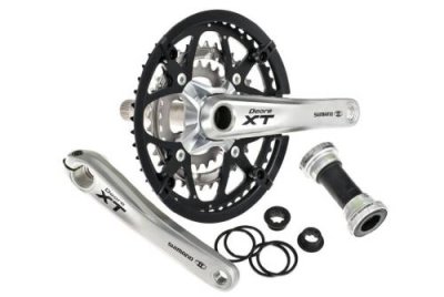 Шатуны Shimano Deore XT FC-M771K, 48x36x26T, 175мм, Hollowtech2 с кареткой, чёрно-серый (без защиты), 580037 / Шатуны и запчасти к ним | Спорт и отдых | V4.Ru: Маркетплейс