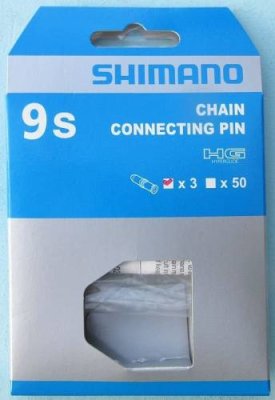 Пин соединительный Shimano 9-speed, CN7700/HG92, packaging with 3 pieces, A201424 / Замки для цепи, пины | Спорт и отдых | V4.Ru: Маркетплейс