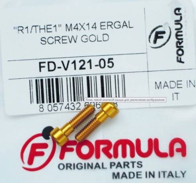 Болт велосипеда для крепления тормозной ручки Formula R1/TH1 Eragl RED 4xM14  GOLD, FD-V121-05 / Запчасти для гидравлических тормозов | Спорт и отдых | V4.Ru: Маркетплейс