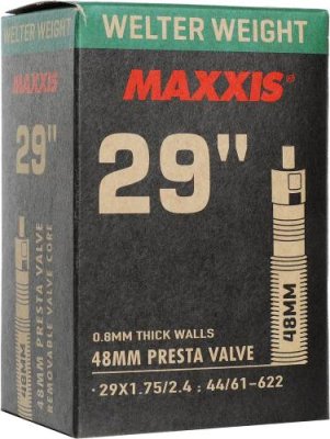 Камера MAXXIS WELTER WEIGHT 29X1.75/2.4 (44/61-622) 0.8 LSV48 (B-C) камера велосипедная wp, EIB00140700wp / Камеры для велосипеда | Спорт и отдых | V4.Ru: Маркетплейс